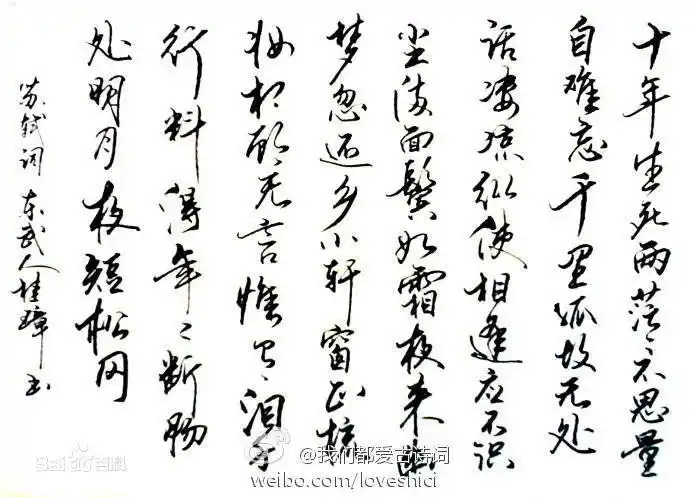 十年生死两茫茫