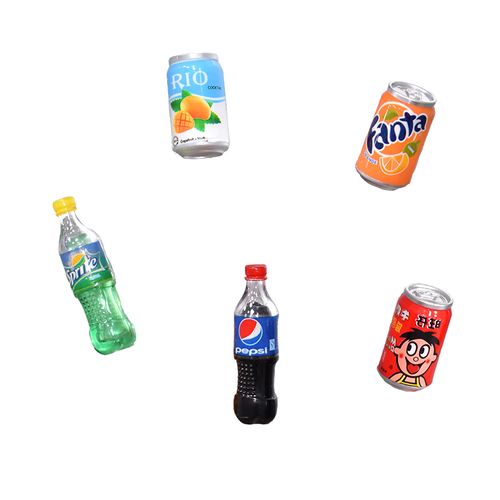 饮料可乐雪碧食物磁性冰箱可爱创意韩国北欧冰箱磁性贴