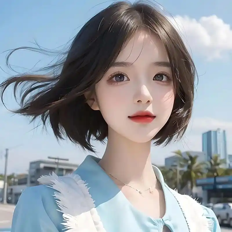 女生头像|短发女生头像