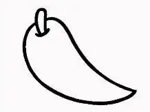 辣椒的怎么画简笔画
