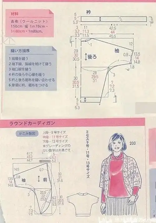 多张家居披风披肩裁剪图2