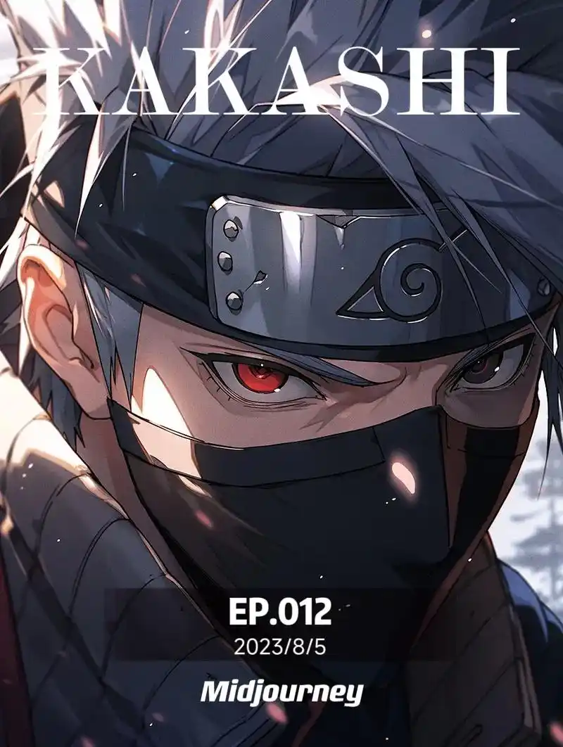 midjourney 火影 旗木卡卡西.最后两张太可爱了吧哈 - 抖音