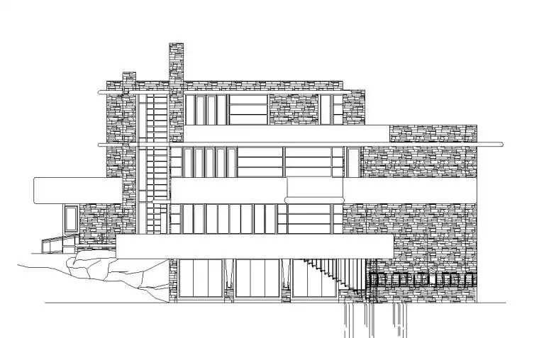 别墅类型:独栋别墅 高度类别:多层建筑 外立面材料