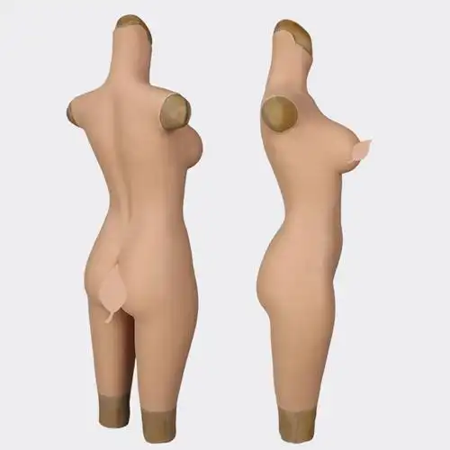 汉歌六代五分连体变装义乳提臀可插入 硅胶假胸 伪娘用品男用内裤