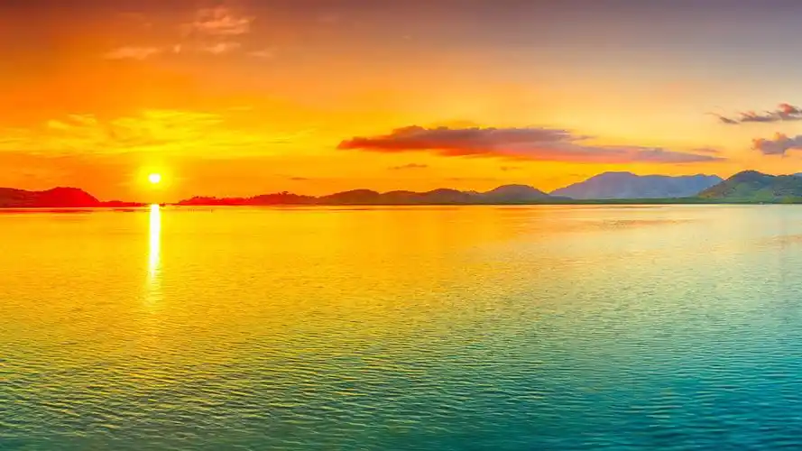 唯美浪漫夕阳落日