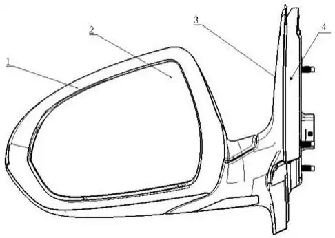 一种汽车并道辅助功能用的后视镜及车辆的制作方法