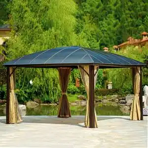 class=h>铁艺 /span>别墅铝合金移动四角亭子阳光雨棚