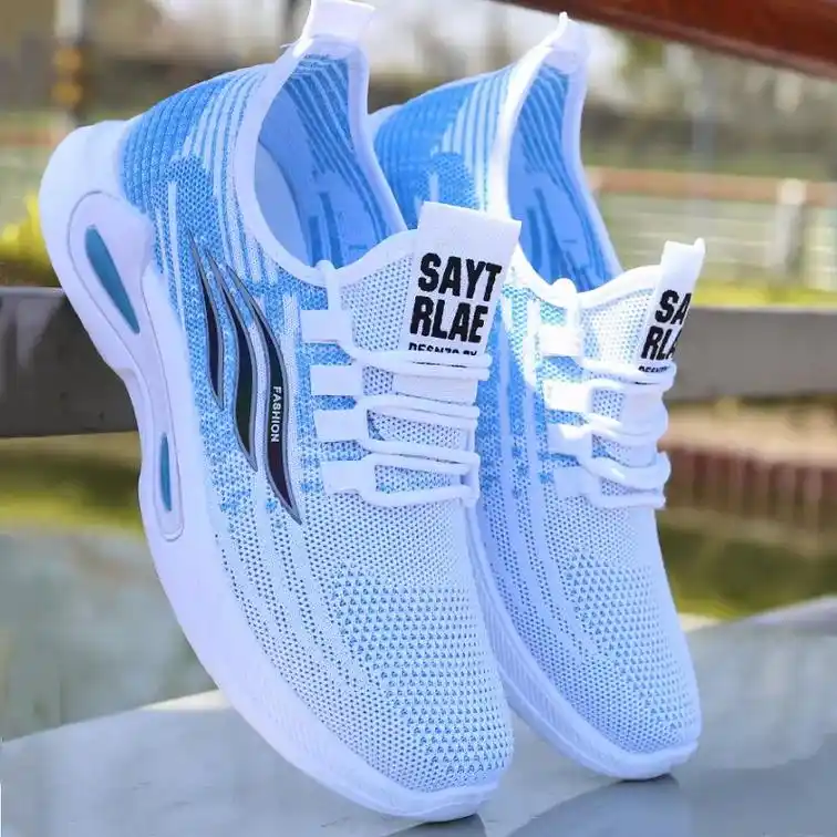 夏季轻薄透气男鞋网鞋男士防臭网面鞋青年运动休闲鞋防滑飞织鞋男