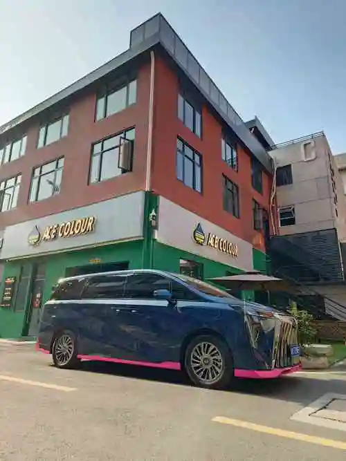 广汽传祺贴膜改色纳木错蓝gm8,广州天河区汽车改色保护膜排行_搜狐