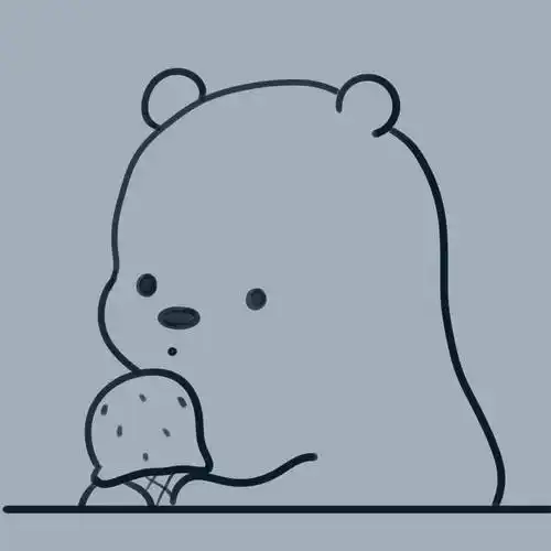 可爱小熊简笔画