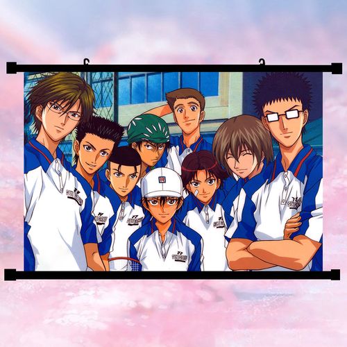 网球王子横向海报男生动漫周边迹部景吾挂画可卷曲卧室壁画现货