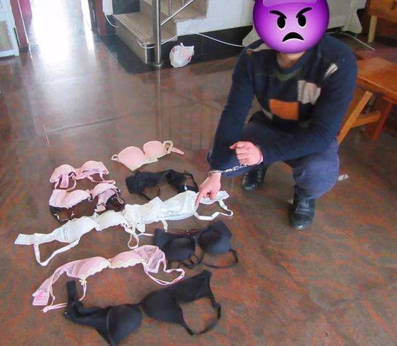 六安一男子专偷女士内衣裤被抓了