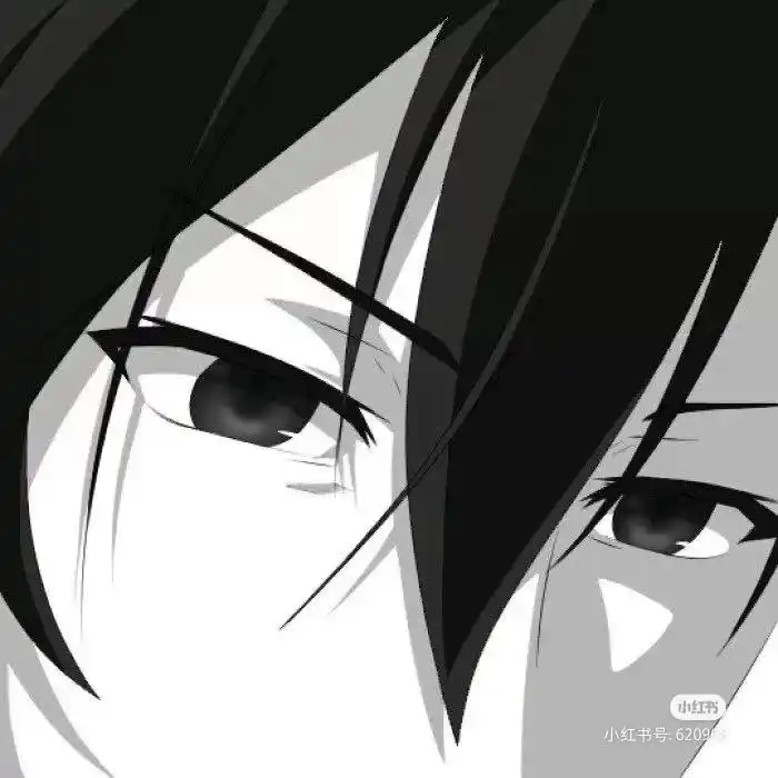 眼神杀!国服野王都在用的黑白动漫男头像