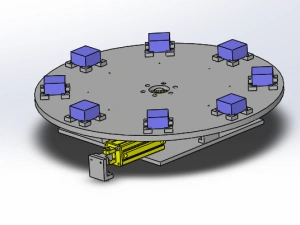 气动棘轮驱动转盘