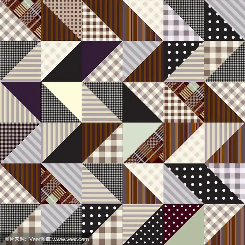 三角形拼成图案