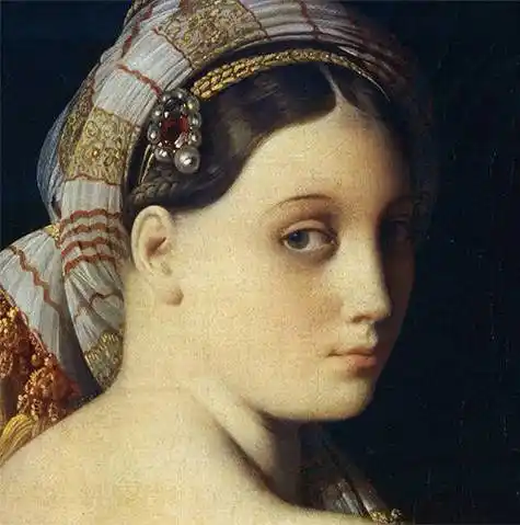 安格尔《大宫女》美艳绝伦 | 世界名画欣赏_画面_艺术_土耳其