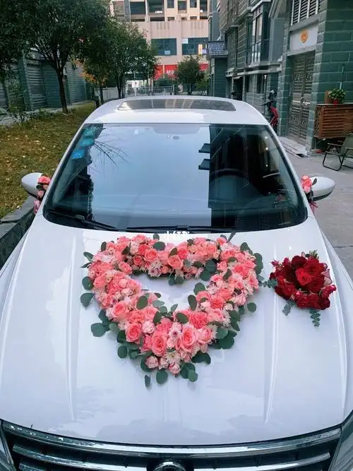 吉首花店心形婚车
