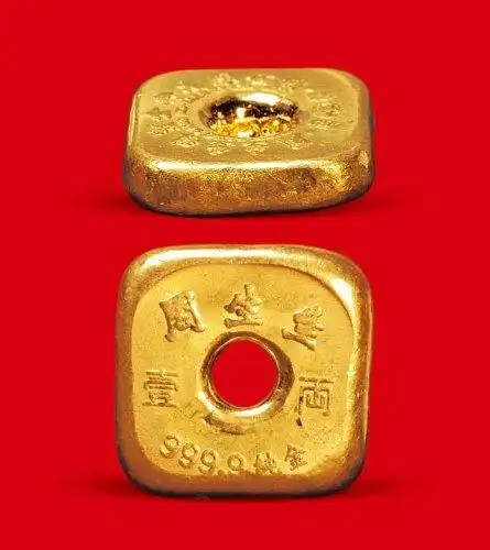 周生生一两金饼