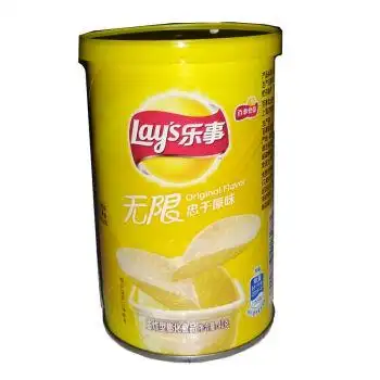 乐事薯片40g罐装薯片原味黄瓜番茄烤肉混装休休闲零食原味10罐