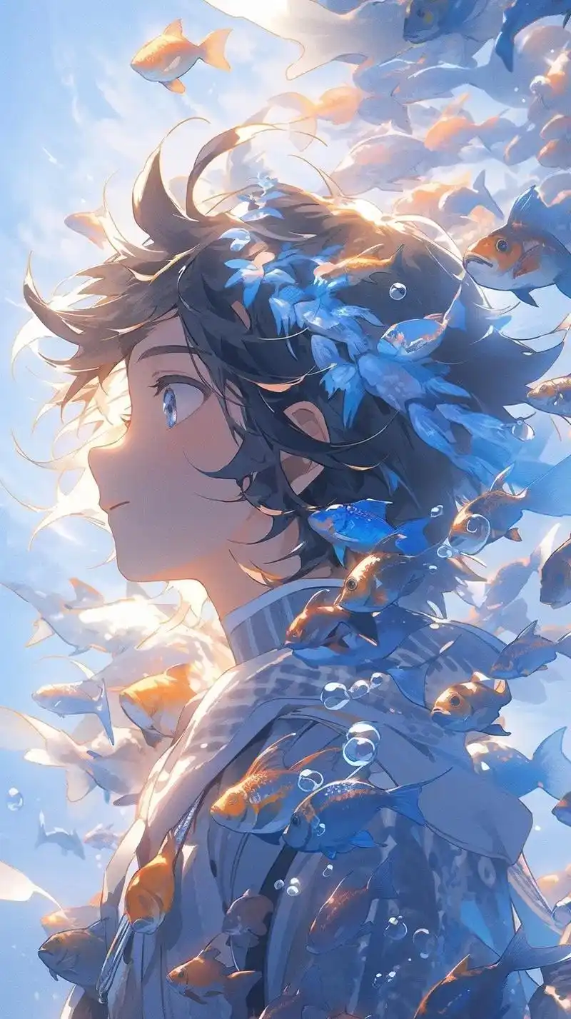 可爱的小男孩,高清壁纸#ai绘画 #手机墙纸 #手机锁屏 # - 抖音