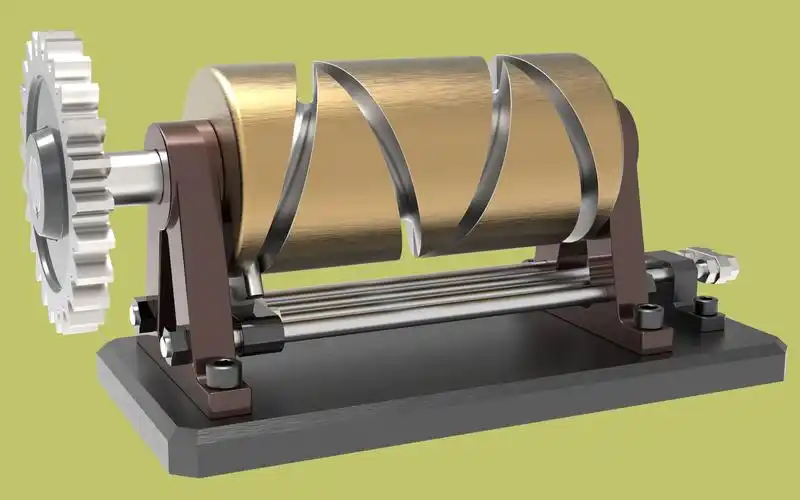 往复式槽筒机构