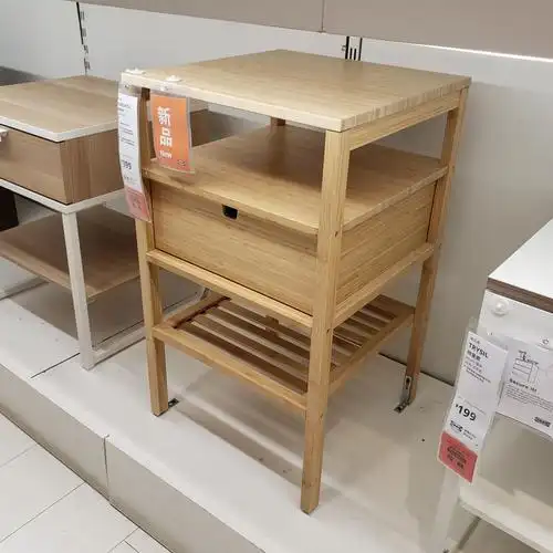 小蜗牛宜家ikea诺德希萨床头床边桌边柜角书架角几