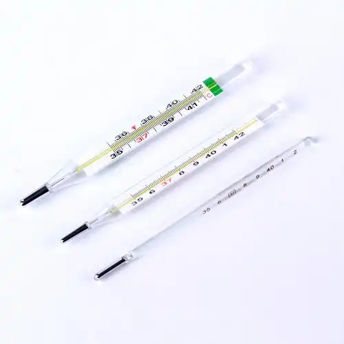 大刻度水银体温计温度表家用宝宝玻璃儿童婴儿腋下口腔大号探热针