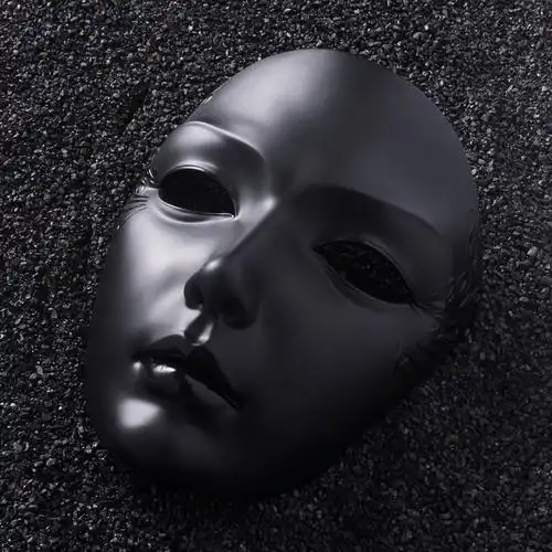 全脸面具遮面配饰面罩风礼品派对舞会神秘装扮手绘汉服