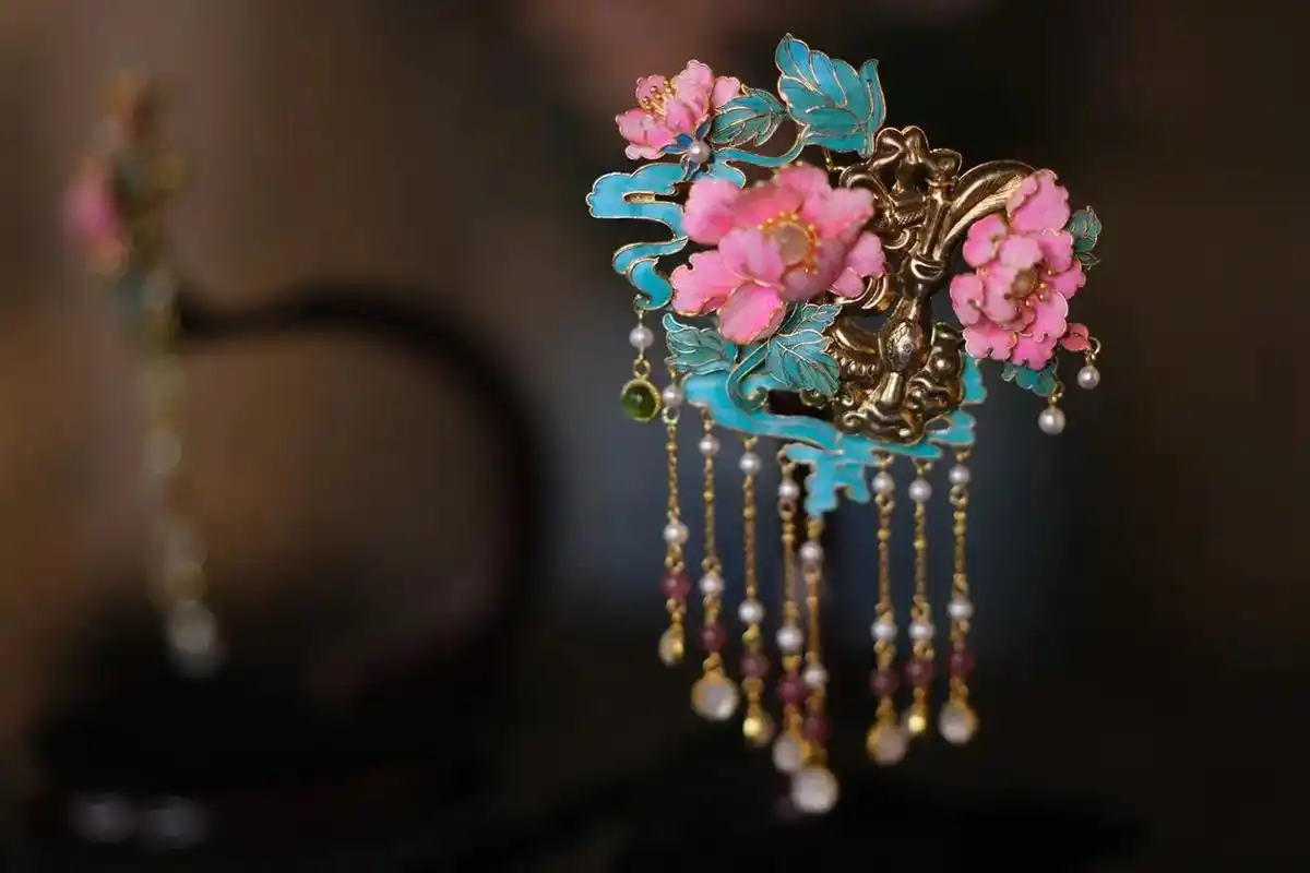 古风发簪 #花丝镶嵌 #古风饰品 #耳环  - 抖音