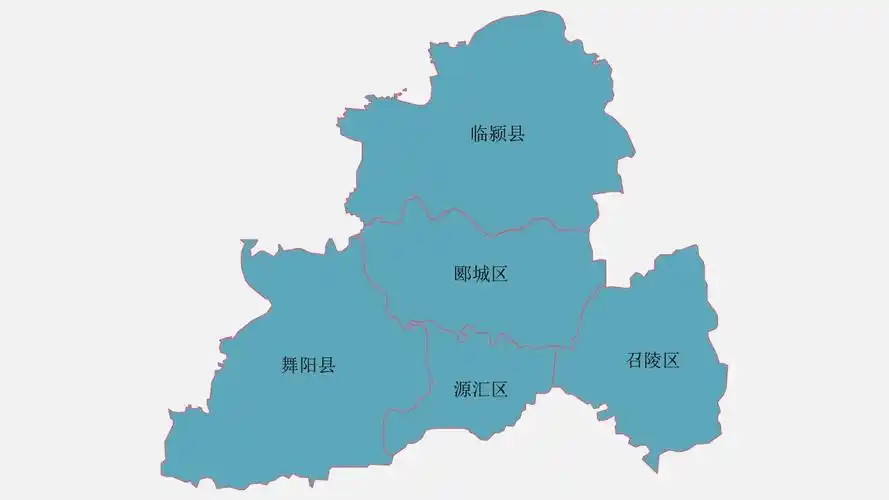 漯河地图高清全图矢量可编辑全市各县区行政区划地图