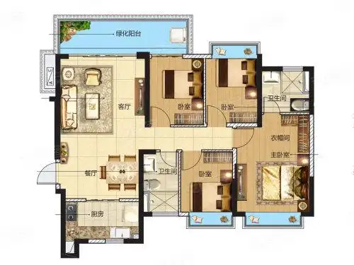 南宁恒大御府户型图