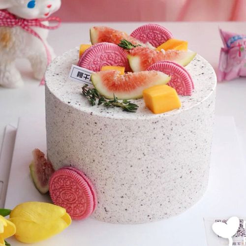 网红樱花抹茶味奥利奥蛋糕装饰少女心粉色奥利奥烘焙蛋糕装饰饼干