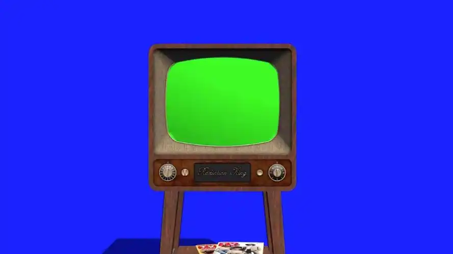 老式电视机素材分享,保存就可以使用#绿幕素材