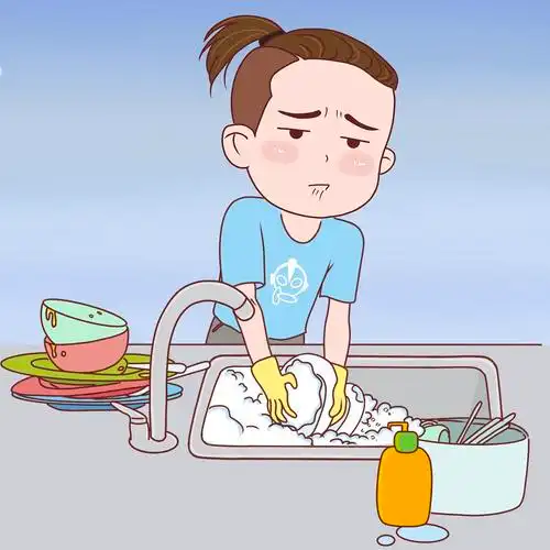 懒二代美伢洗碗