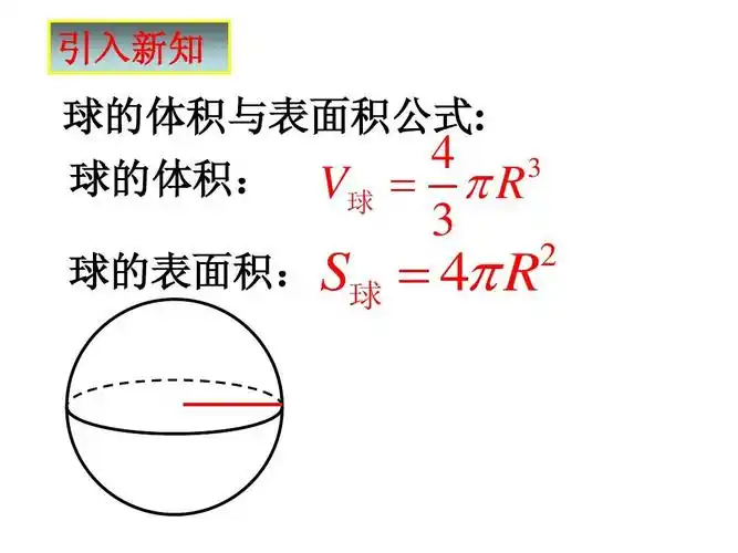 3.2球的表面积与体积ppt