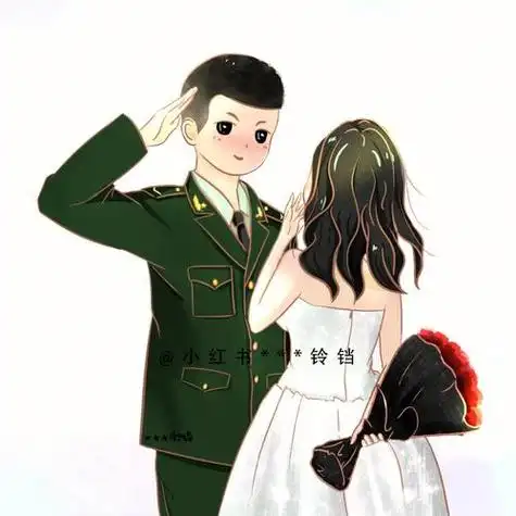 和兵哥哥谈恋爱军恋到军婚头像能把自己想象的样子画出来是一