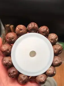 全新 天然保真正品棕榈树种子紫金鼠招财菩提子手串佛珠男女手链