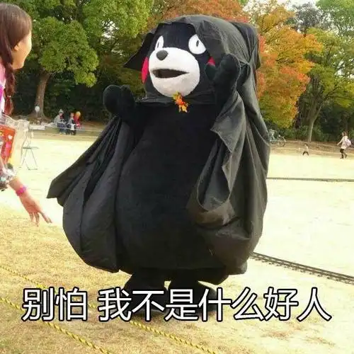 别怕,我不是什么好人