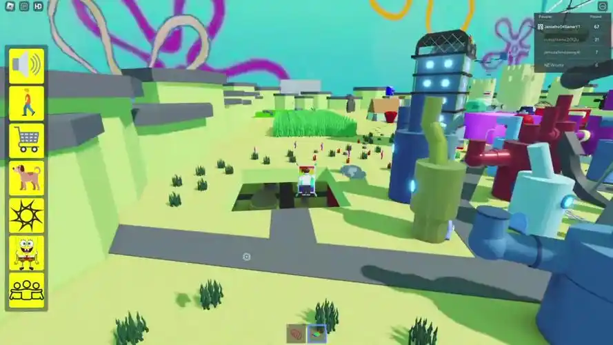 roblox模拟游戏 后室之海绵宝宝31海底汉堡王