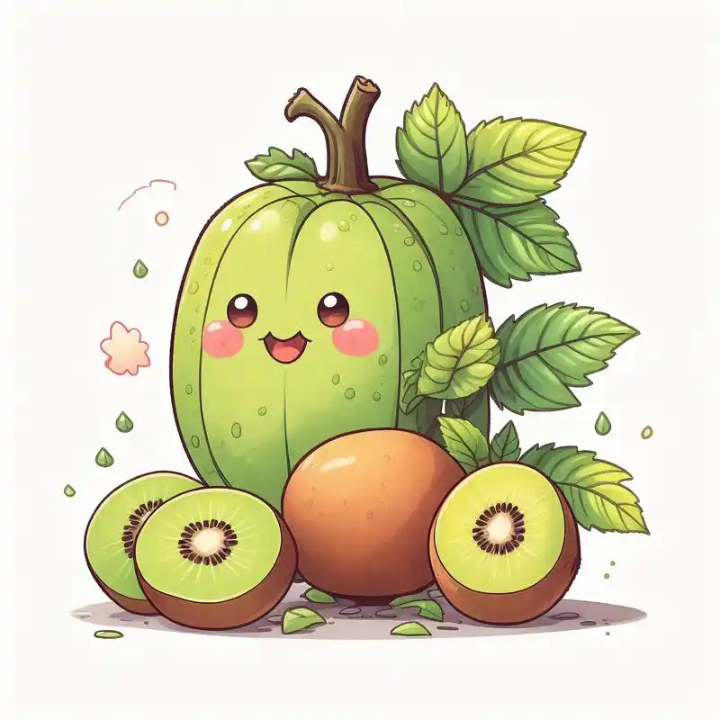 来试试这款猕猴桃头像吧,清新又可爱,保证让你在朋友圈独树一帜!