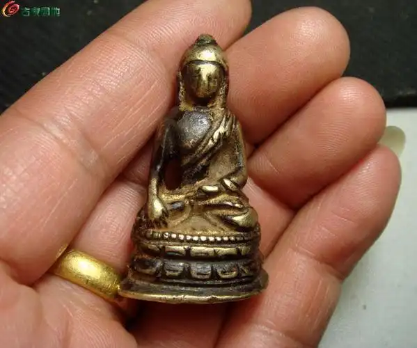 清代鎏金~~~小寸佛