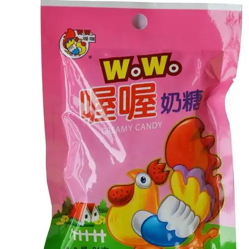 喔喔糖奶糖21g 24袋装牛奶糖果校园超市儿童零食婚庆结婚喜糖包邮图片