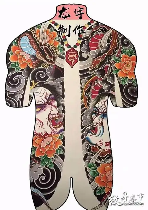 日式开衫纹身日式开衫纹身手稿日式开衫纹身手稿图案