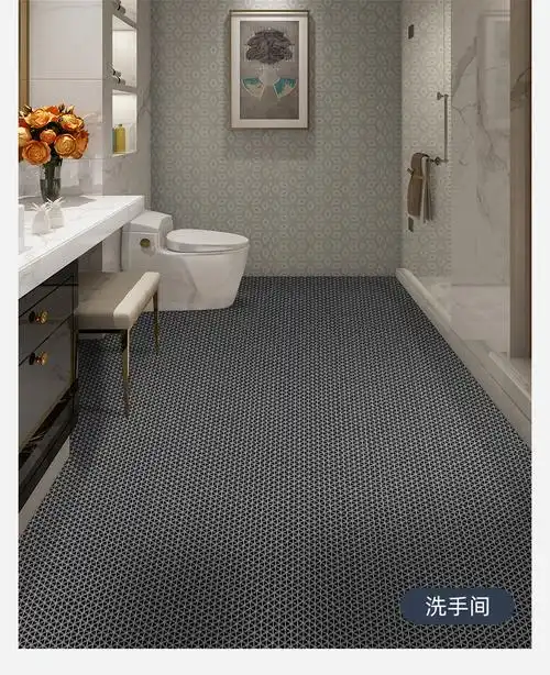 防滑垫淋浴浴室防滑地垫卫生间淋浴房地面垫高排水厕所整铺镂空大面积