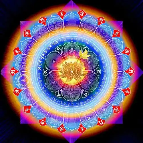 mandala|这是我见过最好看的曼陀罗咒轮合集,太惊艳了!