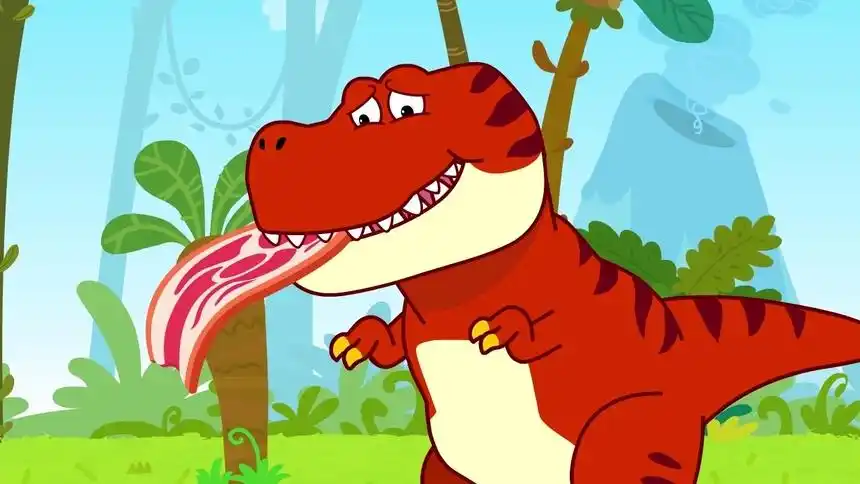 宝宝巴士启蒙音乐剧之恐龙世界第二季 第12集 饿坏了的霸王龙-动漫
