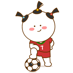 桃小仙,二花,萌菜 世界杯足球表情壁纸头像