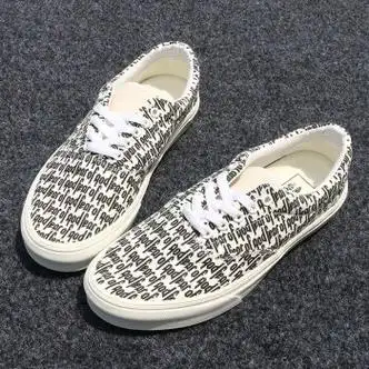 范琪芙2022男鞋大码低帮板鞋男鞋夏季fear of god休闲鞋fog帆布鞋男