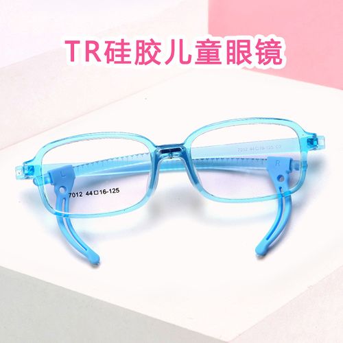 7012儿童5到9岁近视远视散光tr90透明可调节防蓝光学试戴眼镜框架