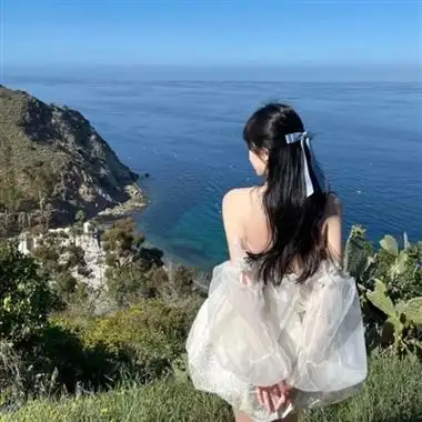 女生唯美背影意境头像图片(共24张)